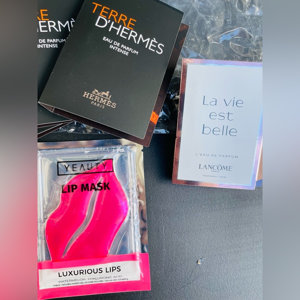 Bloomingdales perfume, skin/hair care beauty bundle Hermes, Clarins, Lancôme - Picture 2 of 5